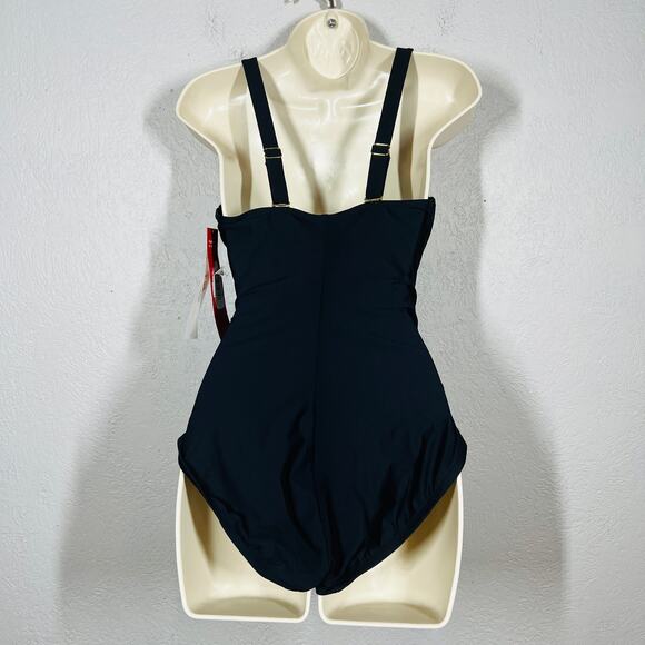 NEW! Spanx Wavelength Swim Suit One Piece Tank Casual Beach Shapewear D/DD - 6 - Picture 2 of 4